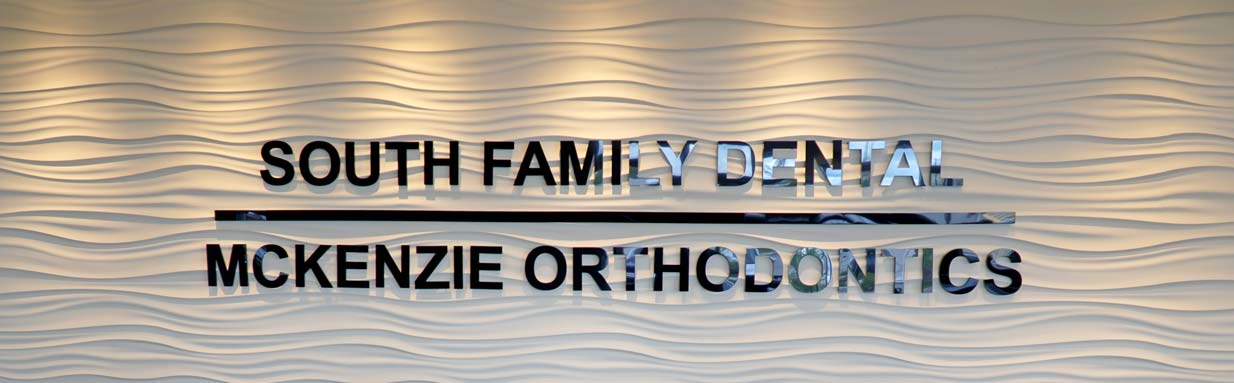 South Calgary Orthodontics | McKenzie Orthodontics | Reception Sign