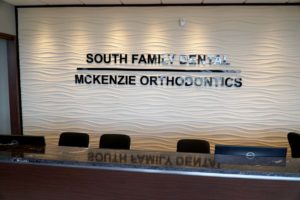 South Calgary Orthodontist | McKenzie Orthodontics Reception Desk